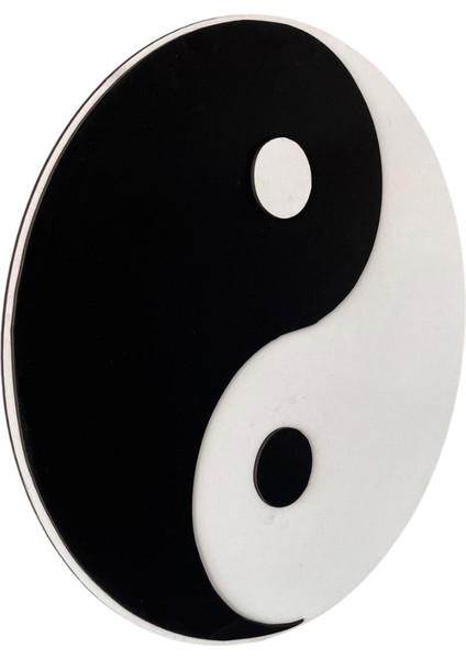Yin Yang Duvar Dekorasyon Ürünü 6mm Yüksek Kalite Mdf 30X30 cm indirimleri