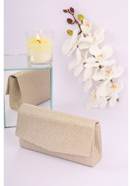 201 Çizgili Çupra Minik Zarf Abiye Çanta | Modern ve Zarif Tasarım