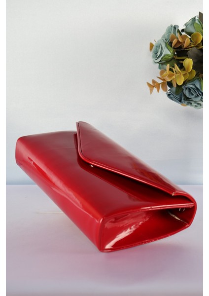 Elysara EB0405 | Rugan Biyeli Zarf Parıltılı Portföy Çanta modelleri