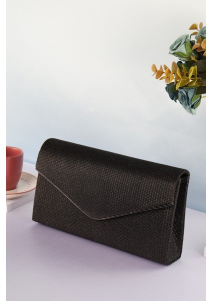 Weembag Çizgili Çupra Biyeli Zarf Venezia Kadın Çanta