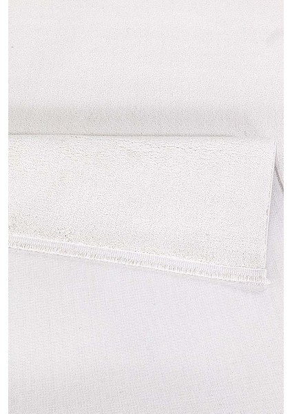 Petunya 3404A Beyaz Yumuşacık Dokulu Pofuduk Salon, Mutfak, Oturma Odası Çocuk Odası Halısı fırsatları