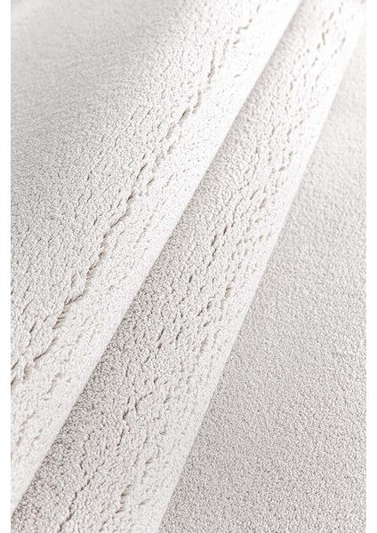 Petunya 3404A Beyaz Yumuşacık Dokulu Pofuduk Salon, Mutfak, Oturma Odası Çocuk Odası Halısı modelleri