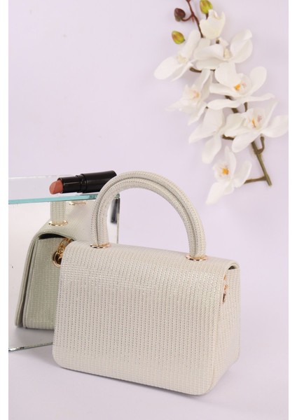 264 Çizgili Çupra Portföy Çanta | Modern Tasarım Portföy