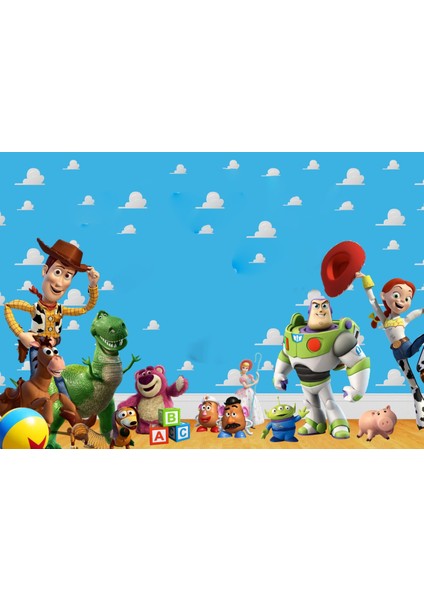 Doğum Günü Parti, Fotoğraf Çekimi, Karakterli Konsept, Renkli, Kumaş Arka Fon 150 x 200