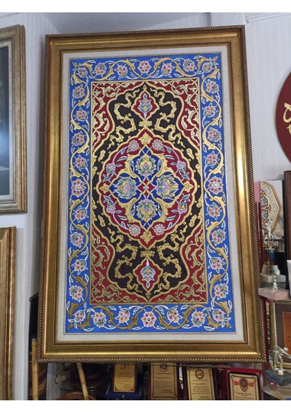 5612 ( Kalem Işi , Altın Varaklı Duvar Panosu )