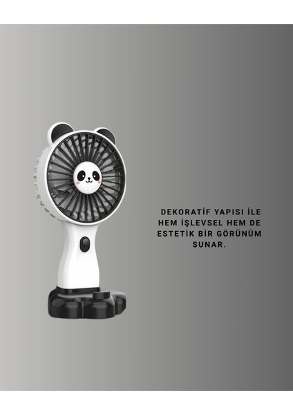 Sessiz Çalışan USB Şarjlı Masaüstü Mini Vantilatör indirimleri