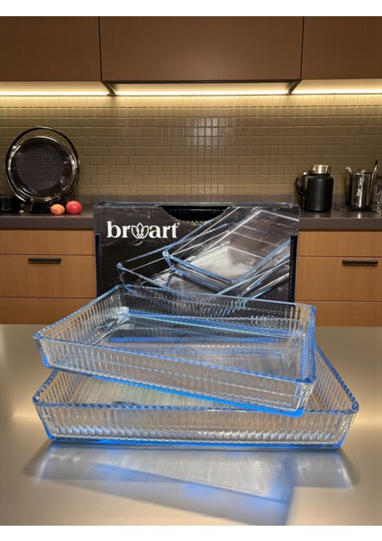 2 Li Fırın Kabı Isıya Dayanıklı