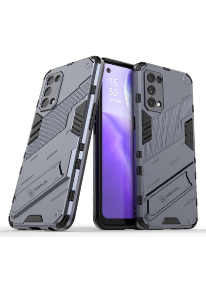Oppo Oppo 5 5g Koruyucu Kapak Için Kılıf Kickstand Sağlam Askeri (Yurt Dışından) modelleri