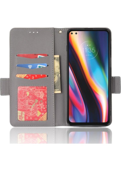 Motorola Moto G 5g Artı Cüzdan Kart Yuvaları Tutucu Yan Toka Pu (Yurt Dışından) fırsatları
