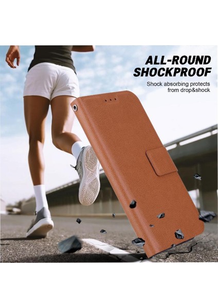 Kart ile Xiaomi 14T Pro Pu Deri Saf Renk Kickstand Için Flip Case (Yurt Dışından) modelleri