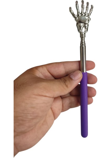 Teleskopik Sırt Kaşıyıcı 21-57 cm Masaj Aparatı Silikon Tutma Metal Parmak Başlık Masaj Aleti fiyatları