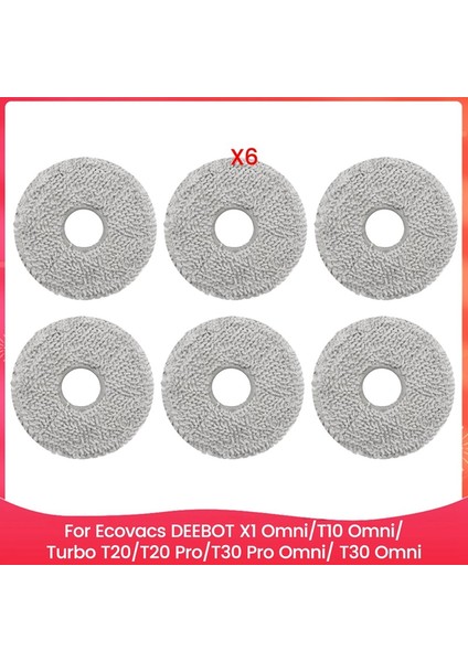 X1 OMNI/T10 Omni/turbo T20/T20 PRO/T30 Pro OMNI/T30 Omni Elektrikli Süpürge Parçaları Için Paspas Bezi Pedleri (Yurt Dışından) fiyatları