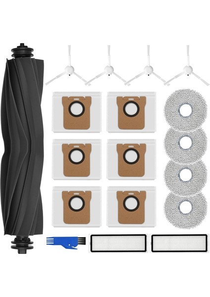 L10S Ultra / L10 Ultra Ana Yan Fırça Hepa Filtre Paspas Bezi Robot Süpürge Yedek Parçaları (Yurt Dışından) modelleri