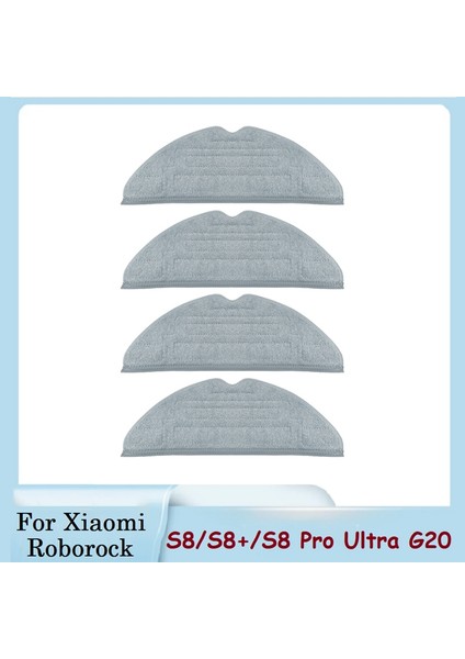S8 S8 Plus S8+ S8 Pro Ultra G20 Çift Titreşimli Paspas Pedi Elektrikli Süpürge Robot Paspas Bezi Aksesuarları Için 4 Adet (Yurt Dışından) indirimleri