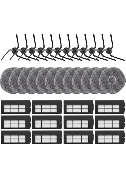 X9 Pro Elektrikli Süpürge Yan Fırça Hepa Filtre Paspas Bezi Paçavra Aksesuarları Yedek Parçalar (Yurt Dışından) fiyatları
