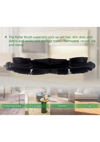 RV30 Plus / RV10 Plus Elektrikli Süpürge Parçaları Için 9 Adet Ana Fırça Yan Fırça Hepa Filtreleri Paspas Bezi (Yurt Dışından) fırsatları