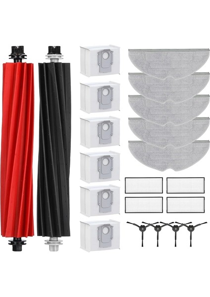 S8 Pro Uıtra Robot Süpürge Ana Yan Fırça Hepa Filtre Paspas Bezi Toz Torbası Yedek Parçaları (Yurt Dışından) fiyatları