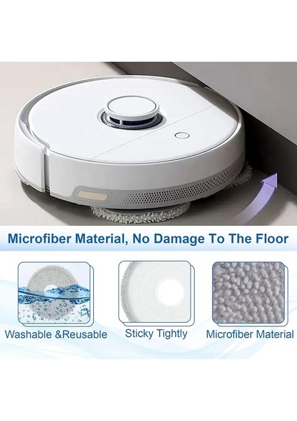 Saros Z70 Elektrikli Süpürge Aksesuarları Seti Yan Fırça Hepa Filtre Paspas Bezi Toz Torbaları (Yurt Dışından) indirimleri