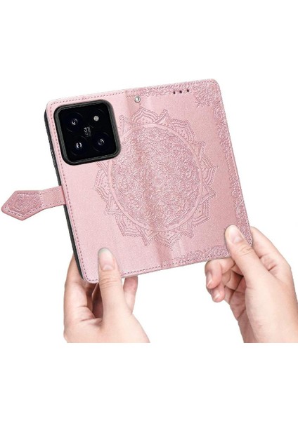 Xiaomi 14T Pro Için Flip Case Zarif Desen Kapak Çevirin Deri Kılıf (Yurt Dışından) indirimleri