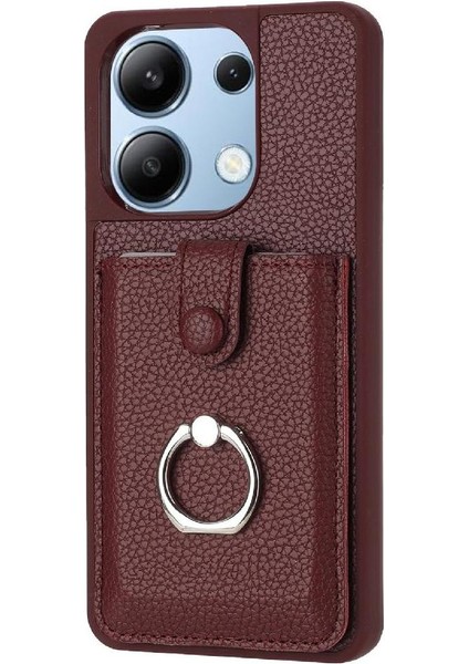 Lychee Desen Kılıf Xiaomi Redmi Için Not 13 4g Dönen Halka Standı Kartı (Yurt Dışından) indirimleri