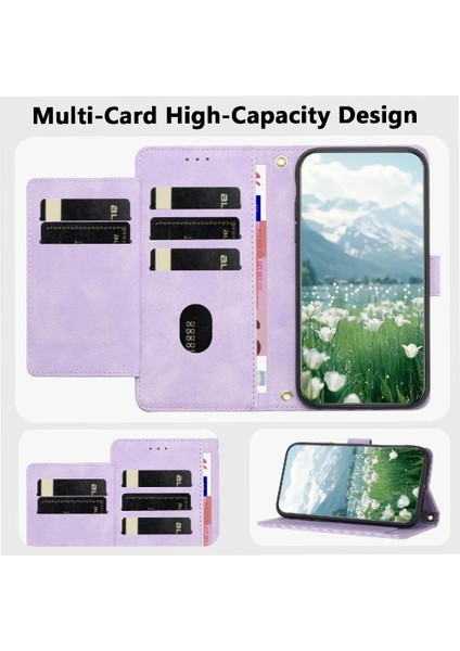 Cüzdan Kılıf Xiaomi Redmi Için Not 13 5g Bilek Kayışı Kickstand Lale Flip (Yurt Dışından) fiyatları