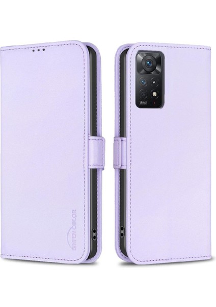 Xiaomi Redmi Not 11 Pro 4g Için Flip Case/5g Darbeye Tpu Iç Kabuk Pu (Yurt Dışından)