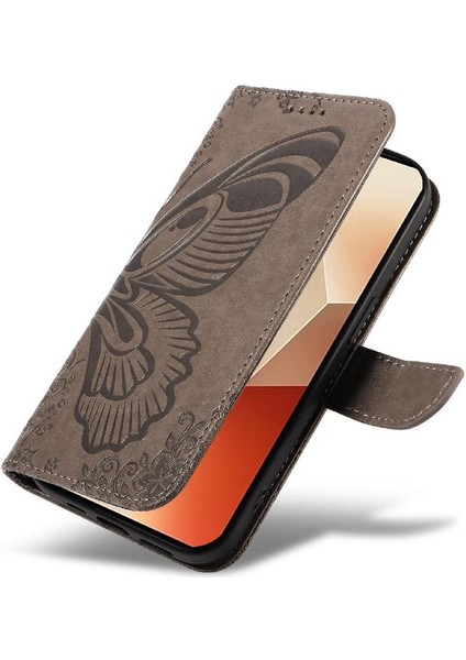 Xiaomi Redmi Not 13 Için Flip Case 5g Kabartmalı Kelebek Ayrılabilir El (Yurt Dışından) modelleri