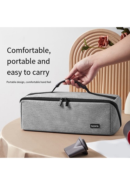 Saç Kurutma Makinesi Saklama Çantası Oxford Taşınabilir Toz Geçirmez Su Geçirmez Seyahat Düzenleyici Saklama Kutusu Çantaları Kozmetik Çantası A (Yurt Dışından) indirimleri