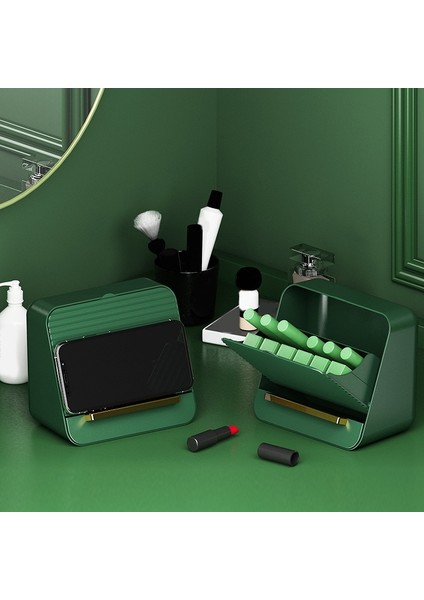 Kozmetik Vitrin Minimalist Kozmetik Ruj Saklama Kutusu Masaüstü Bölme Ruj Saklama Rafı Pembeye Uygun (Yurt Dışından) indirimleri