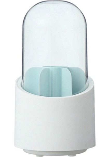 Döndürülebilir Makyaj Fırçası Saklama Kovası, Şifonyer, Kapaklı Toz Geçirmez, Kalemlik, Büyük Kapasiteli Saklama Kutusu 13X24 cm (Yurt Dışından)