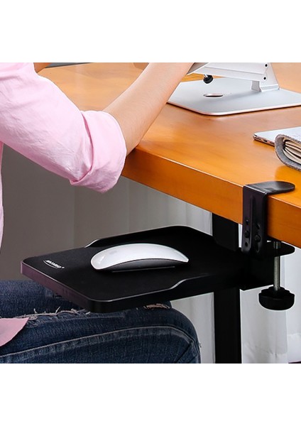 Klavye Fare Tepsisi, Döner Tepsi ve Mouse Pad, Saklama Kutusu ve Masaüstü Altında Kullanılabilir (Yurt Dışından) modelleri