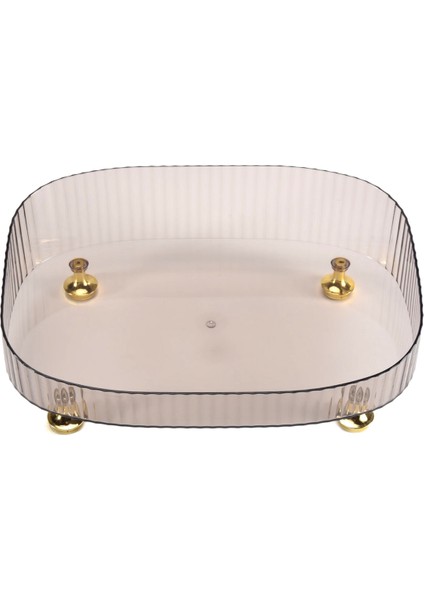 Makyaj Parfüm Düzenleyici Anahtar Saklama Süsleri Dekoratif Şifonyer Tepsisi, Kozmetikler Için Tezgah Üstü Düzenleyici Tepsi, B (Yurt Dışından)