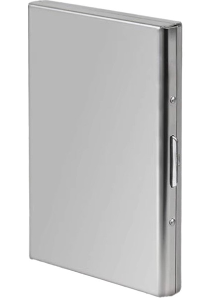 Ince Metal Kredi Kimlik Kartı Kartvizitlik - Anti-Manyetik Alüminyum Cüzdan, Paslanmaz Çelik Kartlık, Kimlik Kartı Klipsi B (Yurt Dışından) fiyatları