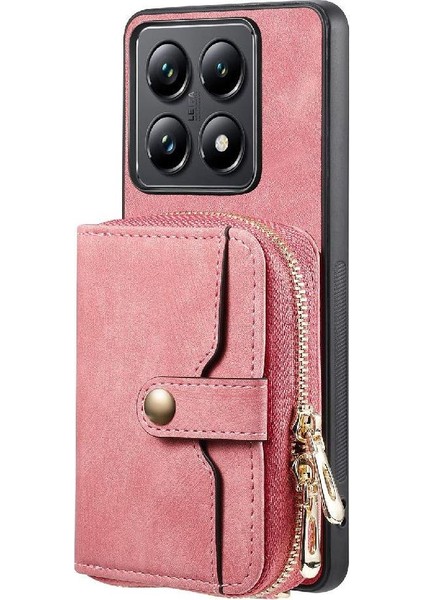Xiaomi 14T Pro 7 Kart Yuvaları Için Kılıf Fermuar Kapatma Standı Ayarlanabilir (Yurt Dışından) fırsatları