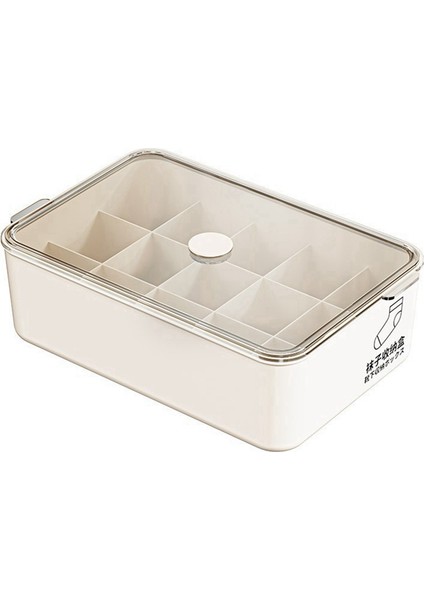 Iç Çamaşırı ve Çorap Düzenleyici Için Büyük Kapasiteli Toz Geçirmez Saklama Kutusu Kapaklı On Beş Hücreli Saklama Kutusu (Yurt Dışından) fiyatları