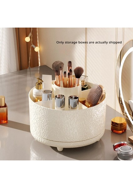 Kozmetik Saklama Kutusu Döndürülebilir Makyaj Fırçası Düzenleyici Masaüstü Makyaj Düzenleyici Cilt Bakımı Saklama Vanity C (Yurt Dışından) fiyatları