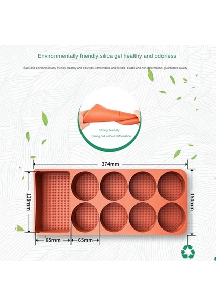Leadıng Ideal L9 Buzdolabı Saklama Kutusu Silikon Mat Buzdolabı Sabit Kaymaz Bardak Tutucu Tepsi, Turuncu (Yurt Dışından) fırsatları
