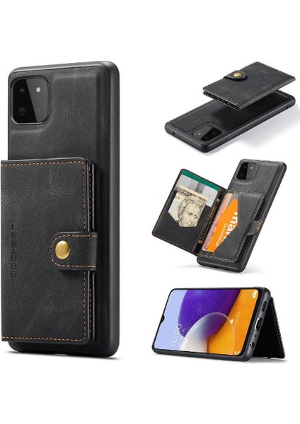 Samsung Galaxy A22 5g Cardholder Magsafe Ayrılabilir Manyetik Kılıf (Yurt Dışından)