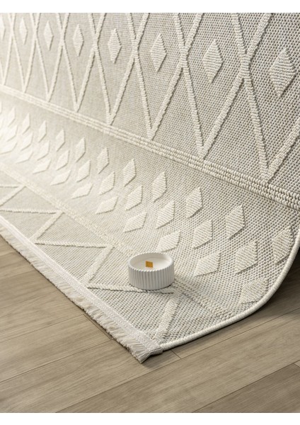 Lara Iskandinav Dokuma Bukleli Modern Salon Halısı Mutfak Halısı Koridor halısı yolluk fiyatları