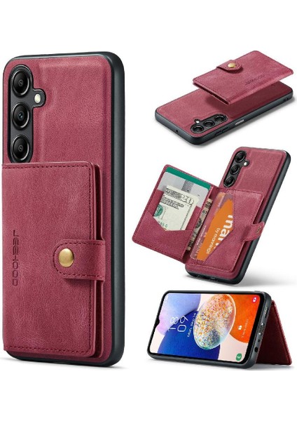 Samsung Galaxy A14 Cardholder Magsafe Ayrılabilir Manyetik Tasarım Için Kılıf (Yurt Dışından)