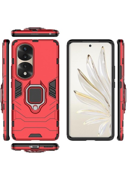 Onur 70 Pro Askeri Sınıf Koruma Için Halka Araba Dağı Kickstand Vaka (Yurt Dışından)
