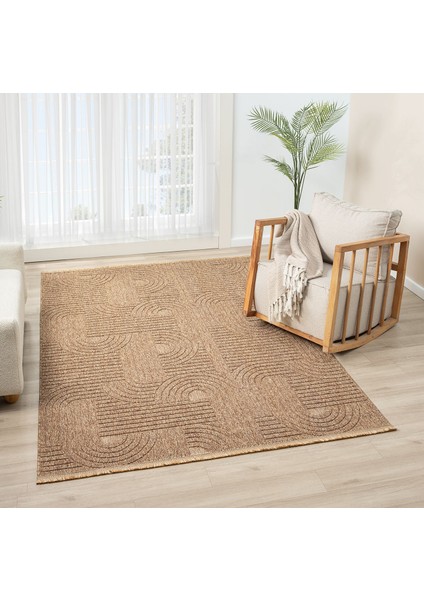 Lara İskandinav Dokuma Bukleli Modern Salon Halısı Mutfak Halısı Koridor halısı yolluk