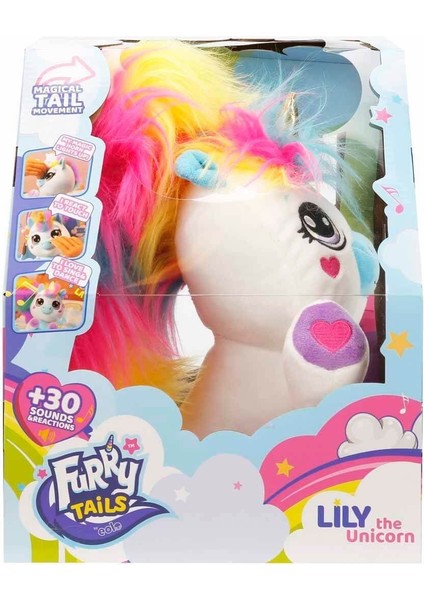 72033 Lily Sesli ve Işıklı Unicorn Peluş