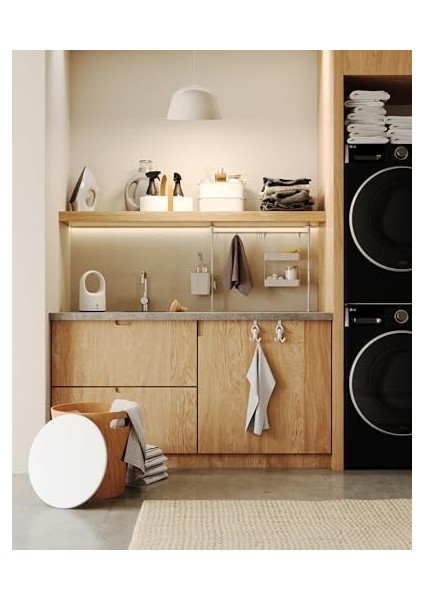 Buddy'de Ayrıca Kapaklar ve Çekmeceler Için Kapı Üstü Kancası Da Bulunmaktadır, Beyaz, 2'li Set fiyatları