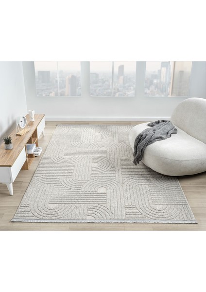 Lara İskandinav Dokuma Bukleli Modern Salon Halısı Mutfak Halısı Koridor halısı yolluk