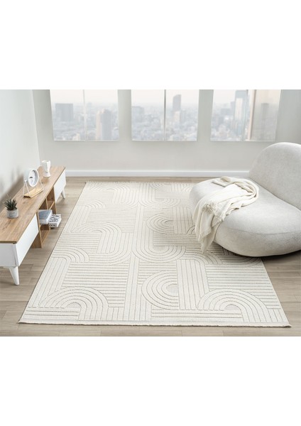 Lara İskandinav Dokuma Bukleli Modern Salon Halısı Mutfak Halısı Koridor halısı yolluk