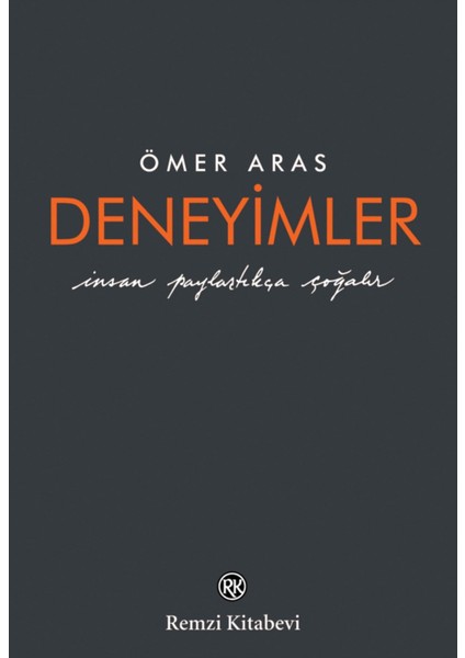 Deneyimler - Ömer Aras fiyatları