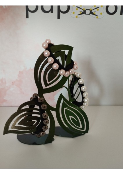 3'lü Set Boncuklu Toka - Siyah - Organik & El Yapımı