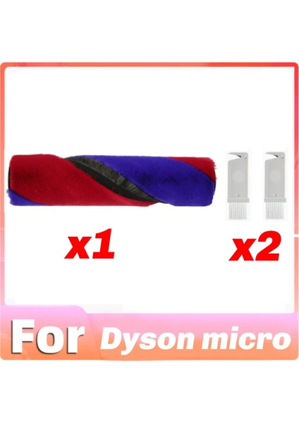 Dyson Micro Elektrikli Süpürge Yumuşak Rulo Fırçalı Elektrikli Süpürge Yedek Rulo Fırça Parçaları (Yurt Dışından)