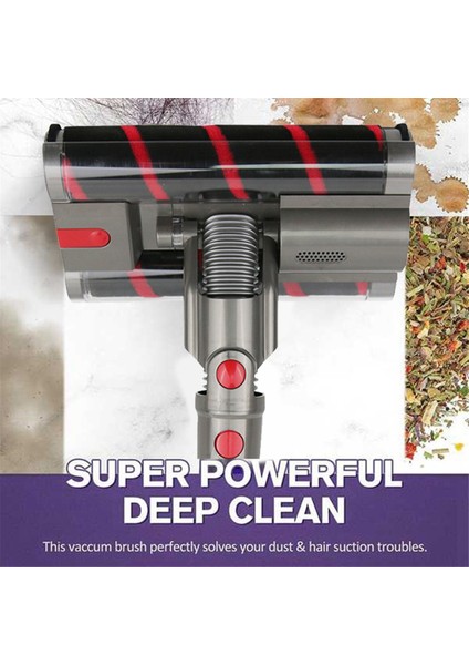 Dyson SV19 OMNI-GLIDE/SV21-MICRO Vakum Aparatı Yedek Parçaları Yumuşak Silindir Temizleme Başlığı Çift Silindir Fırça (Yurt Dışından) indirimleri